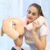 Yiwu Good Goods Plush pillow, cartoon rabbit, Big Wave U-shaped pillow, home fashion, business trip, travel, office nap neck protection pillow -1006/35011 details Picture